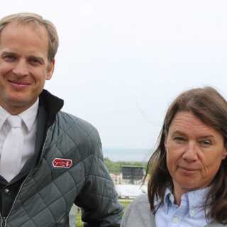 Unghästridning med Astrid Antonsson och Henrik Ankarcrona