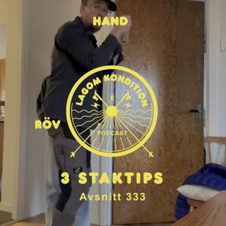 333. Tre tekniktips för stakning