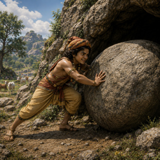 Ep. 95 - Demon Vyomasura Attacks Krishna