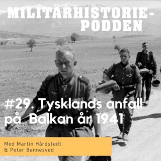 Tyskt blixtkrig på Balkan 1941 inför Barbarossa