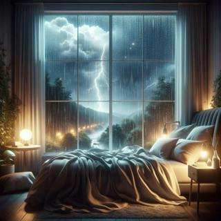 😴⛈️🎵 Let the STORM Soothe, the SOFT MUSIC Heal, for a Restorative SLEEP