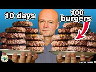 I Ate 100 HAMBURGERS In 10 Days: Here's What Happened To My BLOOD 