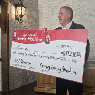 Light the World Giving Machines received over $625K in Rexburg
