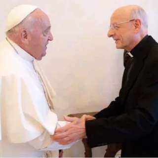 Pope Francis meets with Opus Dei prelate Monsignor Fernando Ocáriz