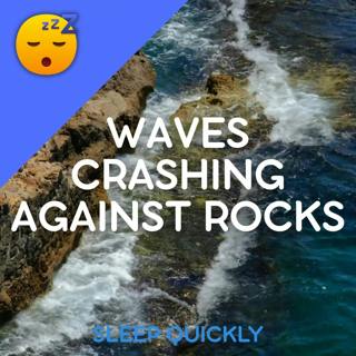 😴🌊 Small WAVES Crashing Against ROCKS