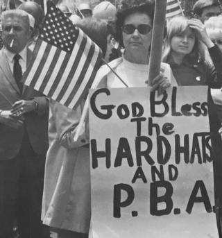 Ep. 182: Hardhats vs Hippies and the Cold War Curation of the Conservative Union Guy Trope
