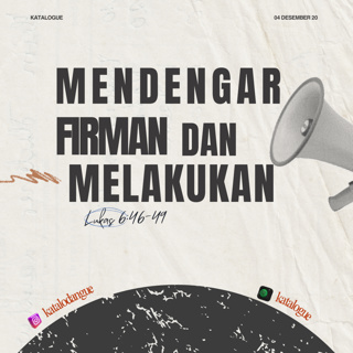 Mendengar Firman dan Melakukan
