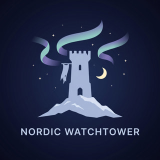 Skyrim — Nordic Tower at Moonrise