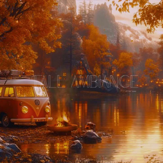 Cozy Camping SPOT with Crackling Fire & Peaceful Autumn Ambiance! 🍁