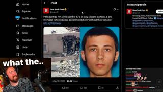 Fertility clinic bomber was a 25-year-old redditor.. | Asmongold