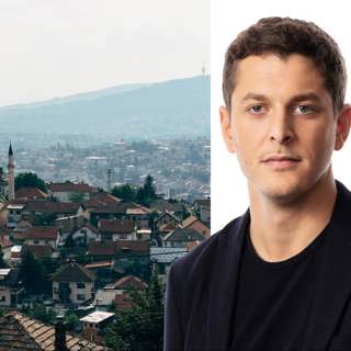 Bosniska medier hårdbevakade turistbuss: Filip Kotsambouikidis, Sarajevo