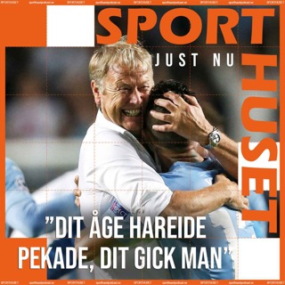 Just nu: "Dit Åge Hareide pekade, dit gick man""