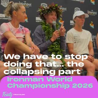We have to stop doing that...the collapsing part. (The Post-Race Show) -LIVE from IRONMAN World Championships