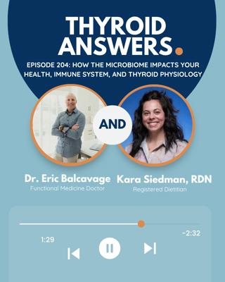 Episode 204: How The Microbiome Impacts Your health, Immune System, and Thyroid Physiology