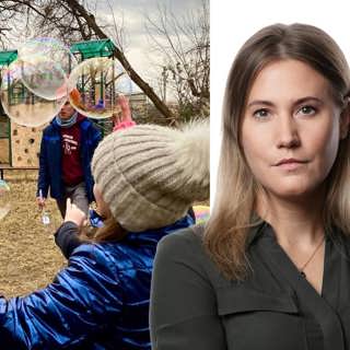 Vad tar man med sig till ett krig? Caroline Kernen, Lviv