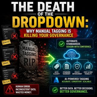 The Death of the Dropdown: Why Manual Tagging is Killing Your Governance