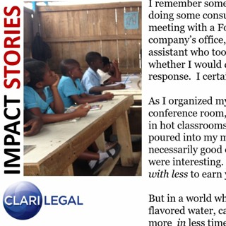 Can we do more with less time to help others do more in less time?