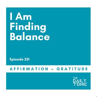 I Am Finding Balance