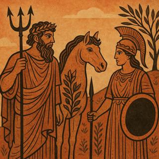 Greek Myths - The Horse and The Olive
