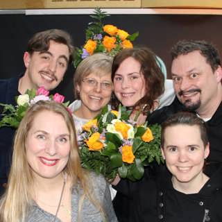 Hanna Hellquist, Roger Wilson, Jack Werner och  Ingrid Carlberg