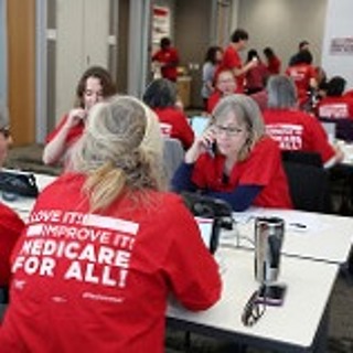 Nurses and Medicare for All supporters are mobilized and fired up!