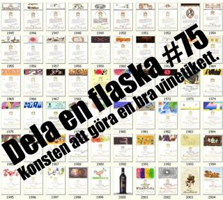 75. Dela en flaska - Vinetiketter!