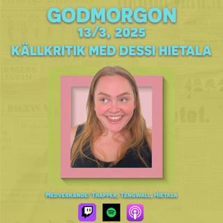 13/3, 2025 - Källkritik med Dessi Hietala