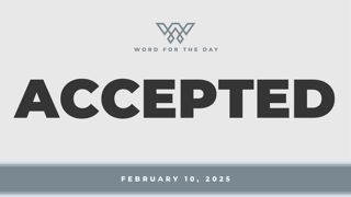 Accepted
