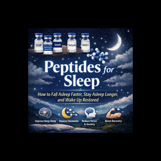 Peptides for Sleep: How to Fall Asleep Faster, Stay Asleep Longer, and Wake Up Restored