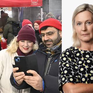 Det är valyra i Finland: Carina Holmberg, Helsingfors