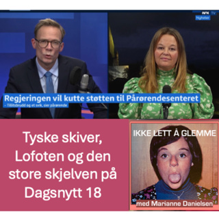120. Tyske skiver, Lofoten og den store skjelven på Dagsnytt 18