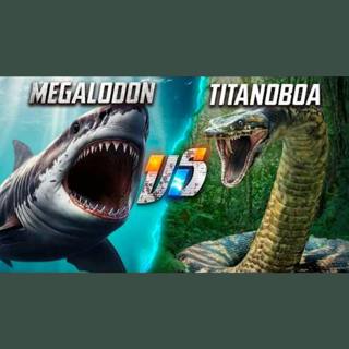 Megalodon vs Titanoboa