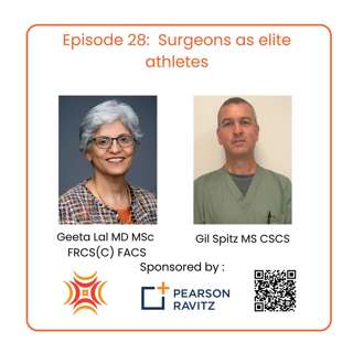 Surgeons as elite athletes with musician and exercise physiologist Mr. Gil Spitz