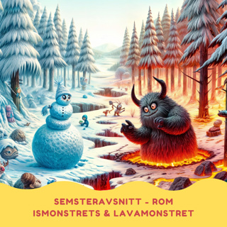 Ismonstrets och Lavamonstrets knasiga äventyr