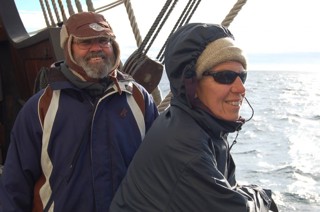Jaye Lunsford, Sailing on the Tall Ship El Galeon