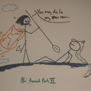 86- Aeneid Part VI: A Warrior Princess Steals the Show