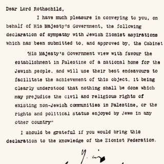 "A National Home": Balfour's Centenary