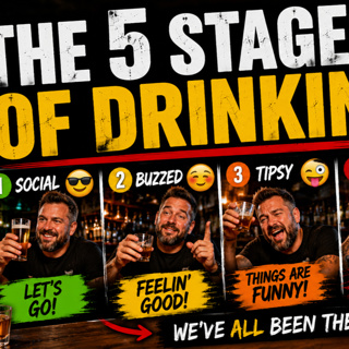 S3: EP6:The 5 Stages of Drinking: We’ve ALL Been There 🍻