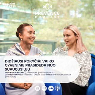 Didžiausi pokyčiai vaiko gyvenime prasideda nuo suaugusiųjų – Medeina Andriulienė | Prevence Podcast #81