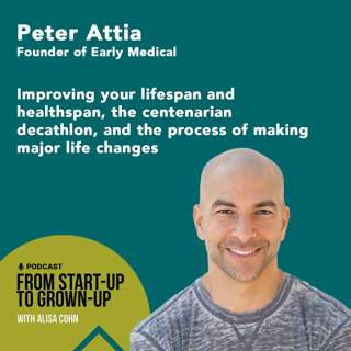 #86: Peter Attia, MD, Founder of Early Medical — improving your lifespan and healthspan, the centenarian decathlon, and the process of making major life changes (Repost)