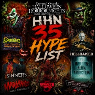 HHN 35 HYPE LIST! Every House Ranked From LEAST to MOST Exciting