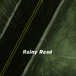 Night Rain on Empty Road • Driving & Rain Background Sounds for Meditation, Writing & Relaxation Ambience