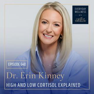 Ep. 648 High and Low Cortisol Explained with Dr. Erin Kinney
