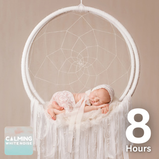 Soothing White Noise for Crying Newborn Baby (8 Hours) | Magic Sleep Sound for Restless Infants