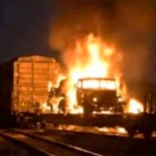 Russian fuel train 'erupts in fireball' at strategic railway hub & Trump abruptly shortens Putin's ceasefire deadline