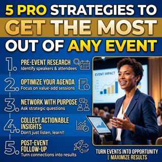 5 Pro Strategies to Get the Most Out of Any Event
