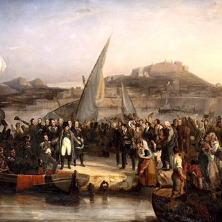 26th February 1815: Napoleon Bonaparte escapes exile on the Mediterranean island of Elba and sails to the French mainland