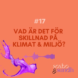 #17 Vad är det för skillnad på klimat och miljö?