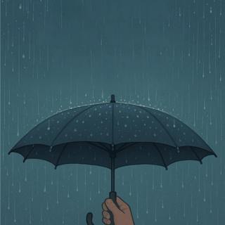ASMR Rain Under Umbrella 🌧️ Cozy Sounds for Sleep, Focus & Relaxation