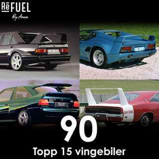#90 - Topp 15 vingebiler